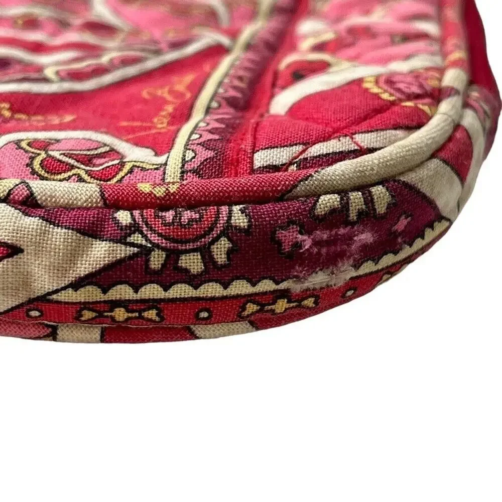 Vera Bradley Rosy Posies Tablet Sleeve eReader Cover Quilted Red Pink Case